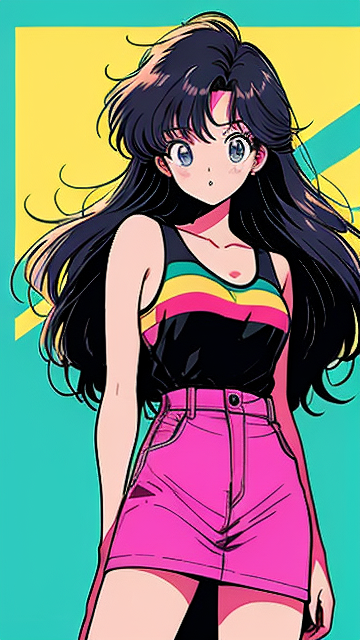 苹果手机壁纸美女漫画版苹果手机壁纸2024最新壁纸-第2张图片-太平洋在线下载